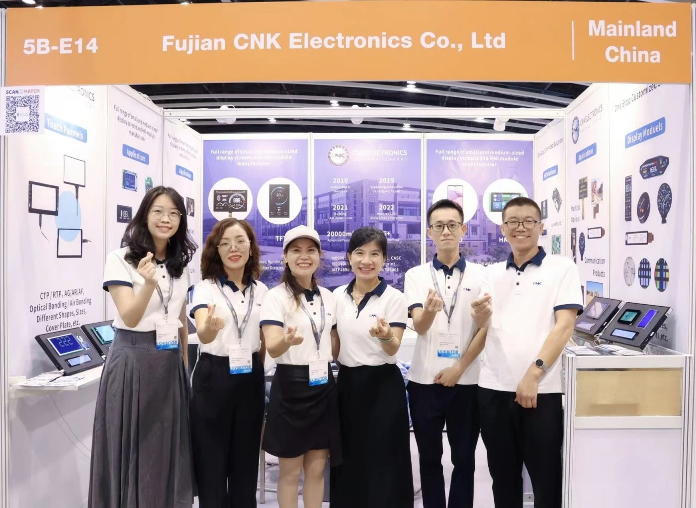 Các sản phẩm hiển thị CNK đã được công bố thành công tại Triển lãm Công nghệ sản xuất và linh kiện điện tử quốc tế năm 2024